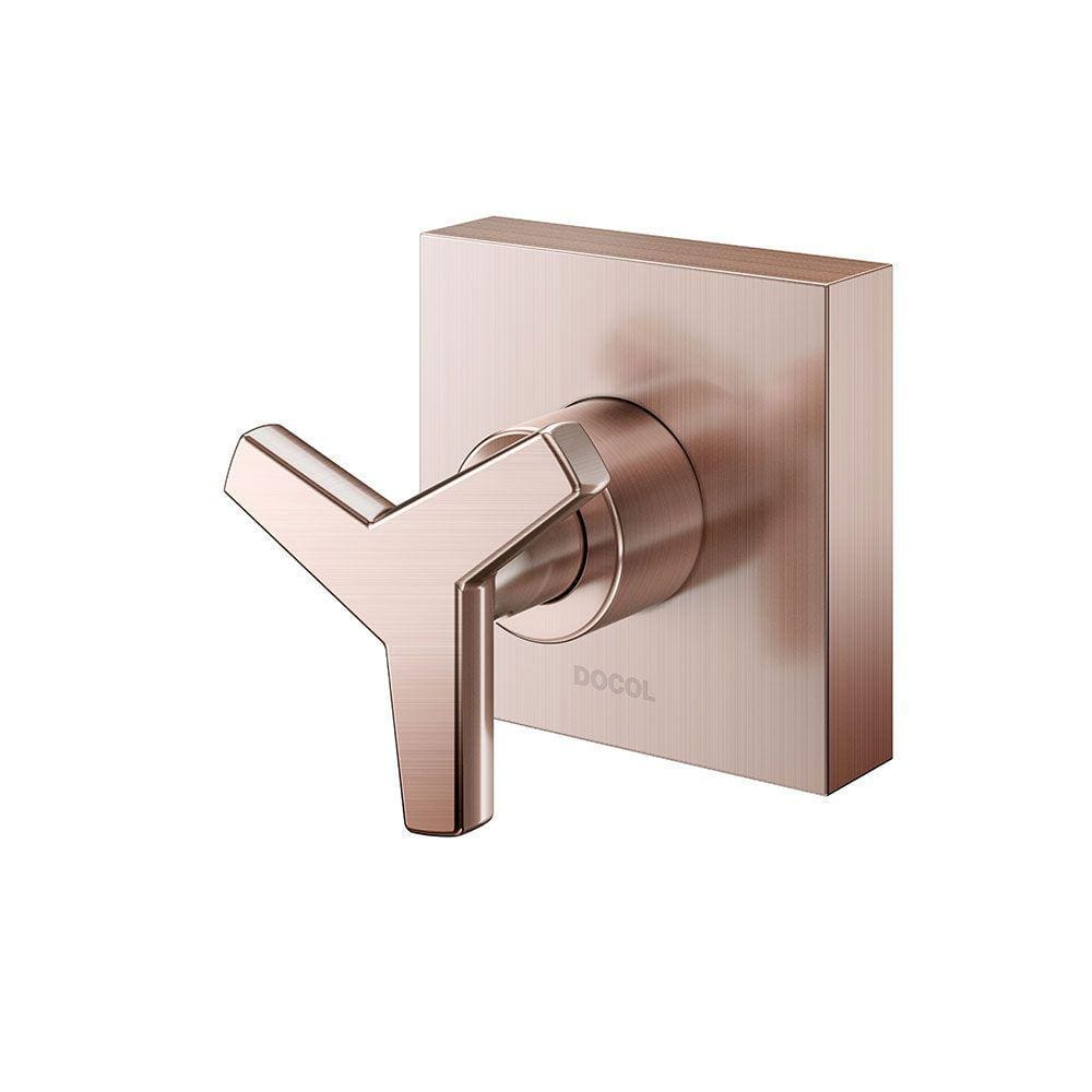 Acabamento para Registro Base Docol City 3/4" Cobre Escovado - Docol
