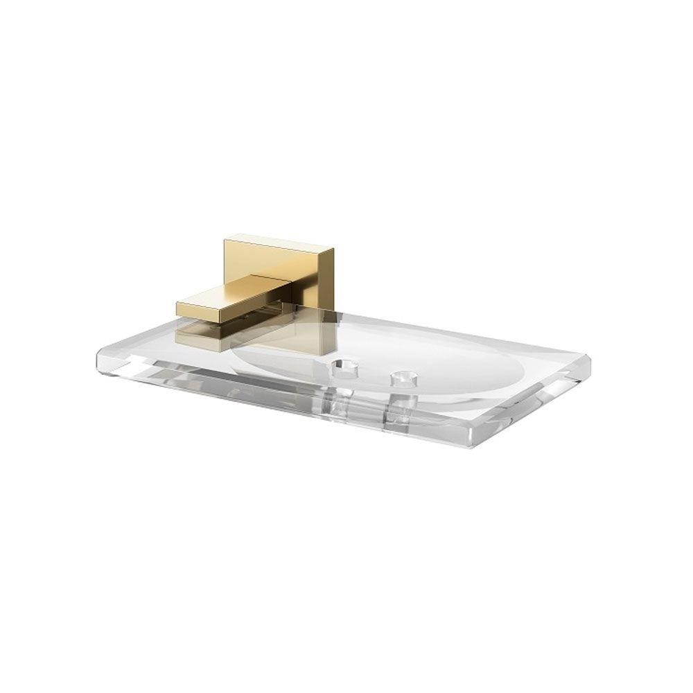 Saboneteira de Parede Square Ouro Polido - Docol