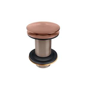 Válvula de Escoamento para Banheiro Click Clack 7/8" Cobre Escovado - Docol