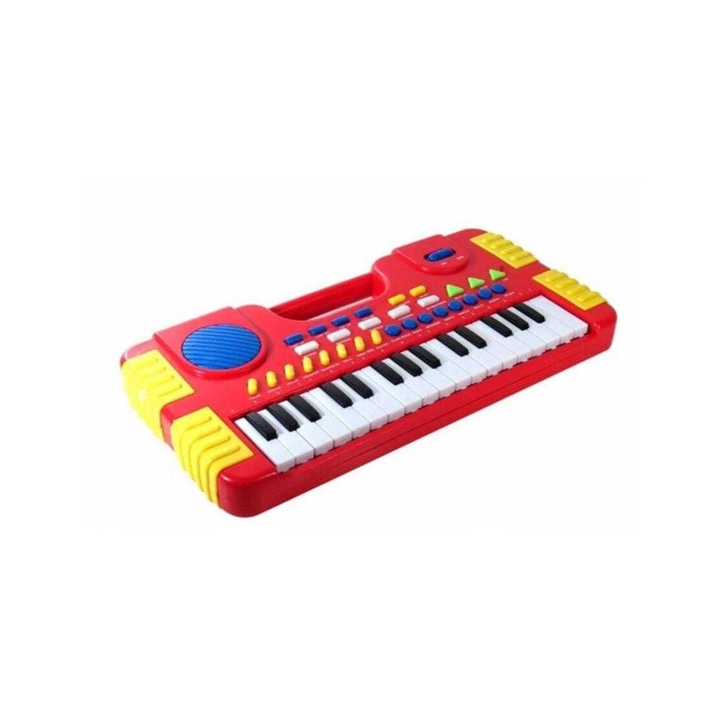 Piano Teclado Musical Bichos Fazendinha Infantil Eletronico