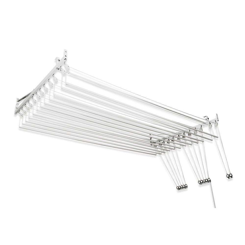 Varal de 12 Varetas Individuais - 1,50 Metro - Varal 10 Varetas + Extensor 2 varetas
