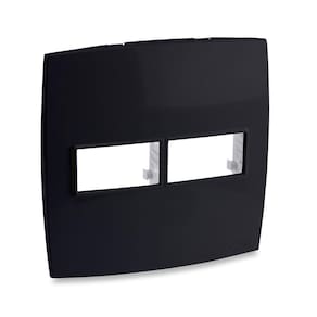 Placa 2 Posições 4X4 Preto Forceline