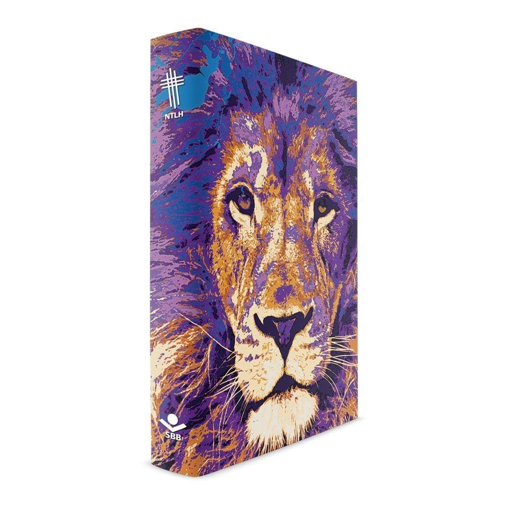 Livro: Bíblia do Leão Azul - Capa Dura Luxo - NTLH