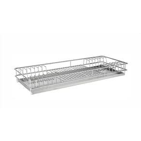 Escorredor De Pratos Embutir 770x75x270mm Mód 800mm Cromado