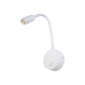Arandela Led 3w Articulada Parede Leitura Cabeceira Branca St1105