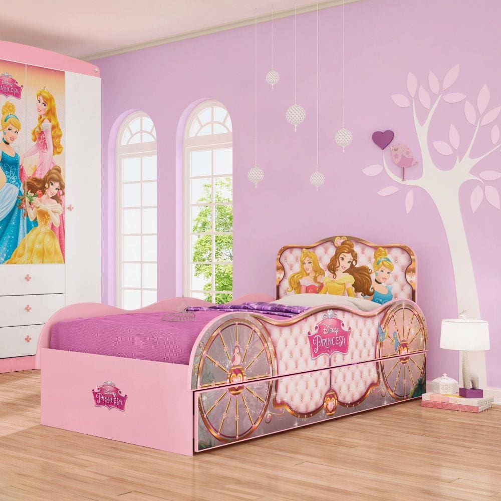 Cama Infantil Carros Disney Star com Aerofólio ? Pura Magia