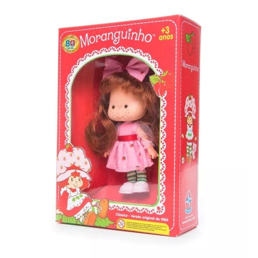 Boneca Moranguinho 15,5 Cm Estrela Moranguinho