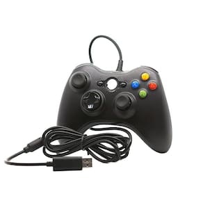Controle Xbox 360 Com Fio E Pc Slim Joystick