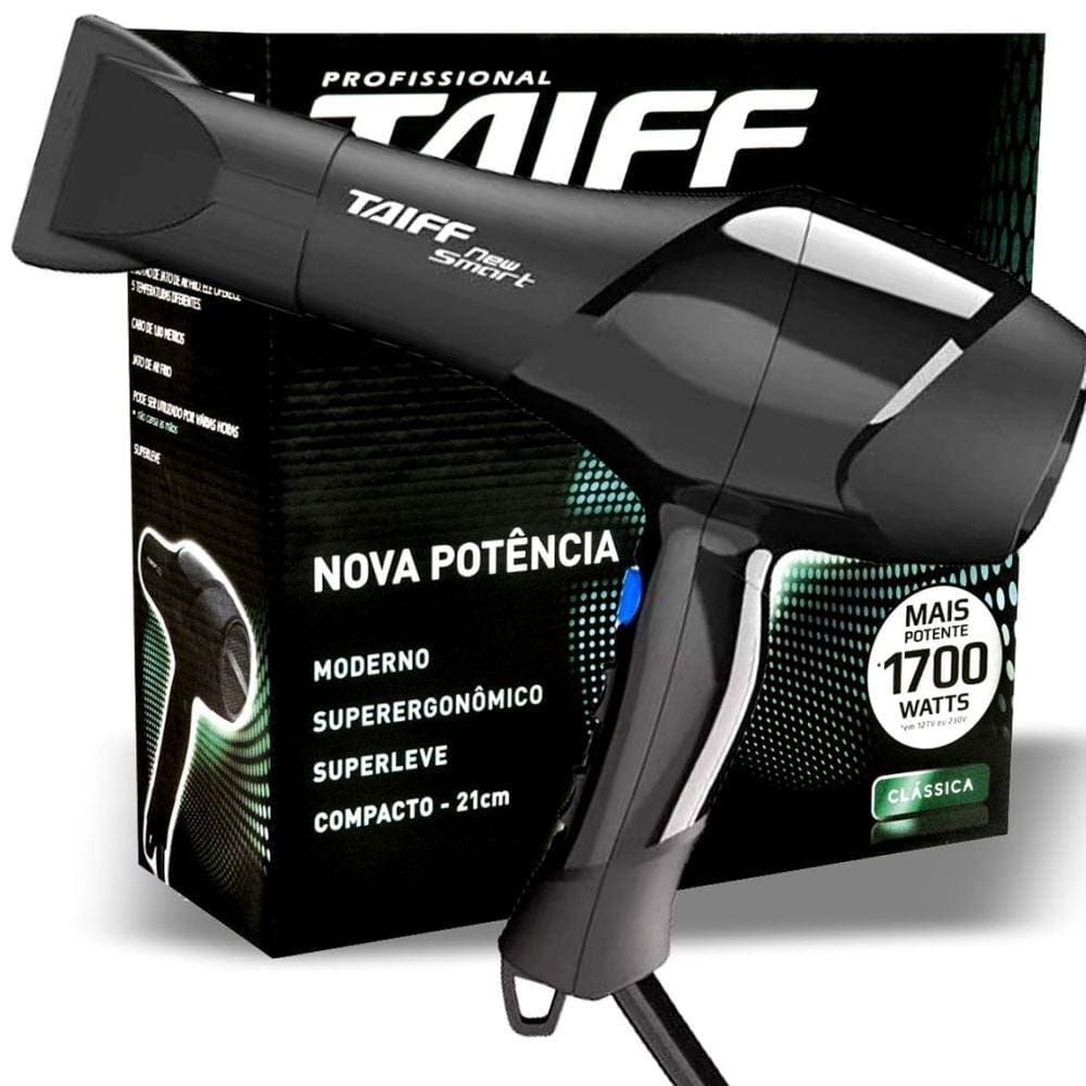 Secador de Cabelos Taiff New Smart 1700w 110V