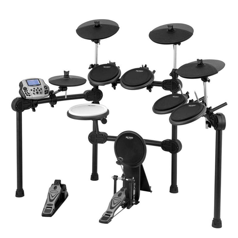 Bateria Eletrônica USB C. Ibanez Ed100 com 2 Surdos 3 Pratos e Pedal de Bumbo
