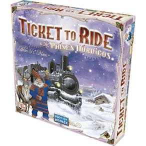 Ticket to Ride Países Nórdicos Jogo de Tabuleiro Galapagos TTR007