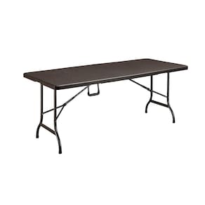 Mesa Dobrável Tipo Maleta Estampa Rattan 180cm Klimber