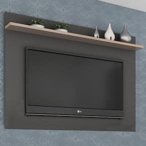 Painel Para Tv Até 40 Polegadas Benevello 2034 Grafite - Quiditá Móveis