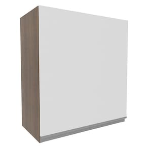Armário Aéreo Glamy 60cm 1 Porta Rustic/Branco Madesa