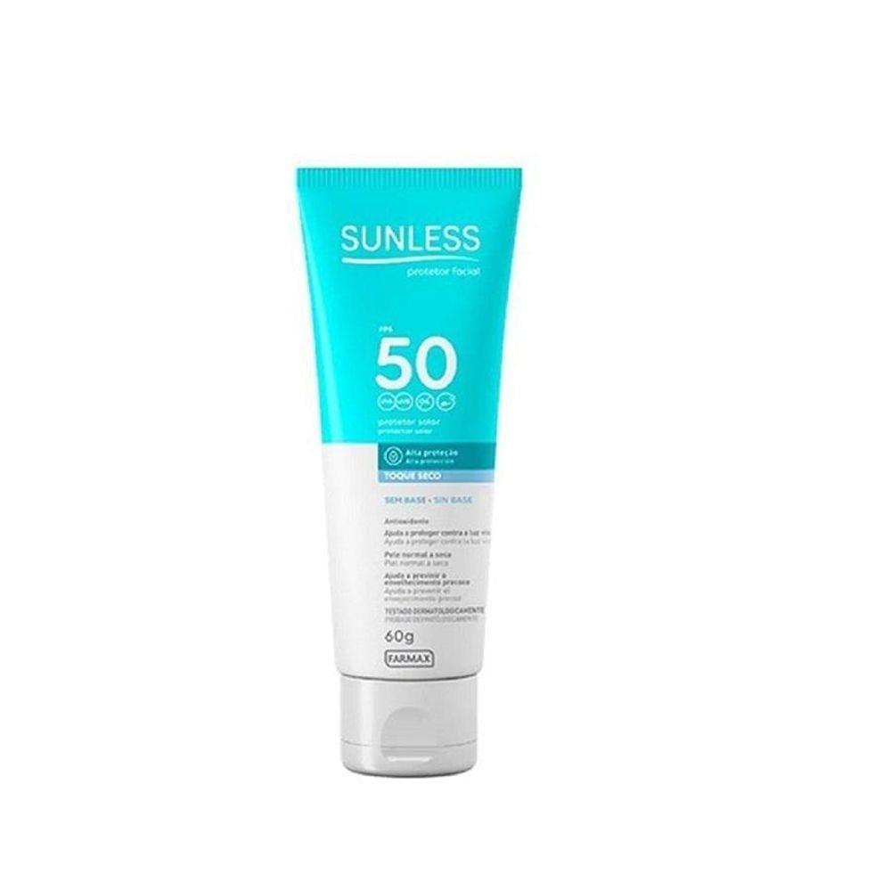 Protetor Solar Facial Fps 50 Sunless Toque Seco 60G