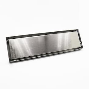 Ralo Linear Anti Insetos Tampa Aço Escovado Inox Canto Banheiro