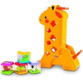 Fisher Price Girafa Divertida Com Blocos B4253 Mattel