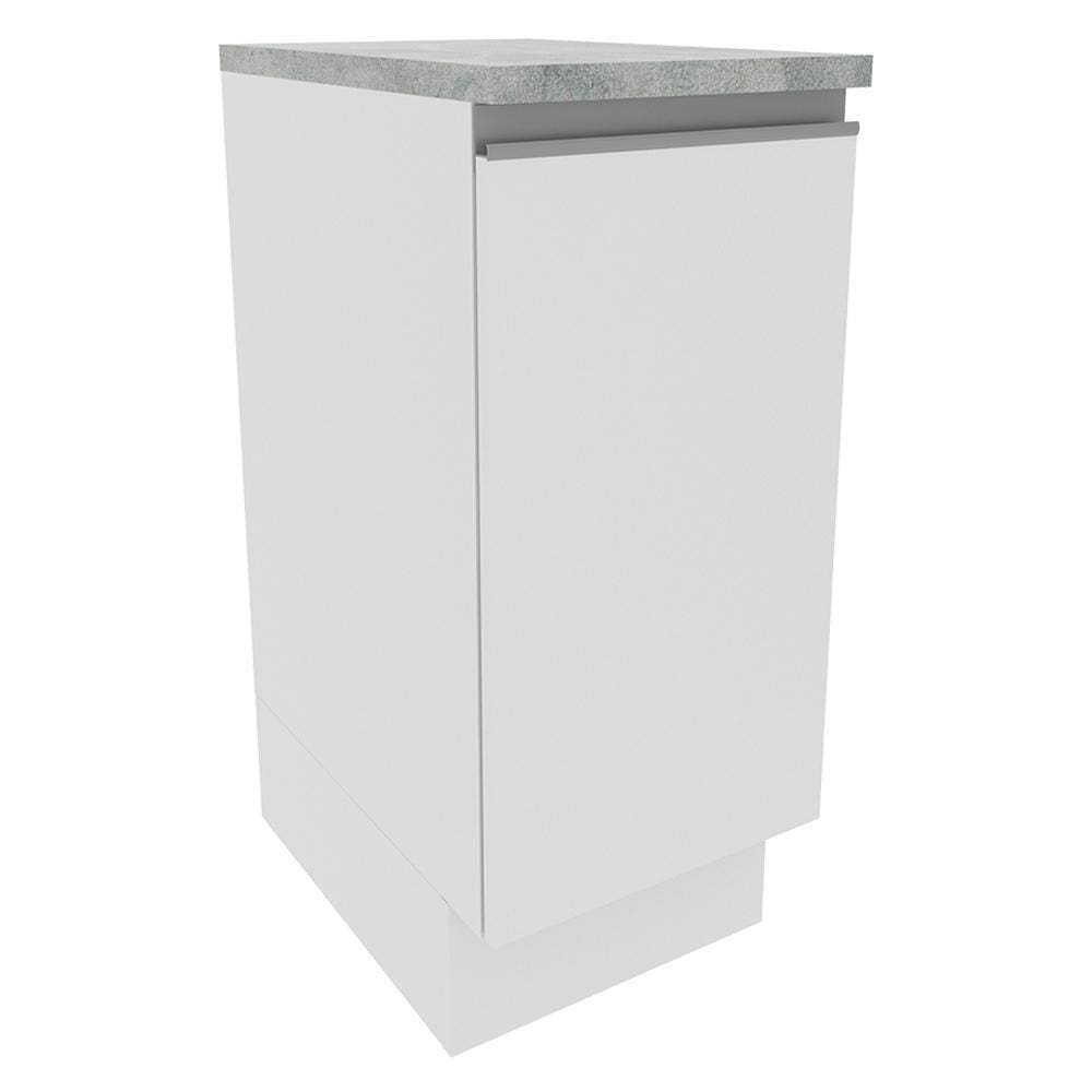 Balcão Glamy 35cm 1 Porta Branco Madesa