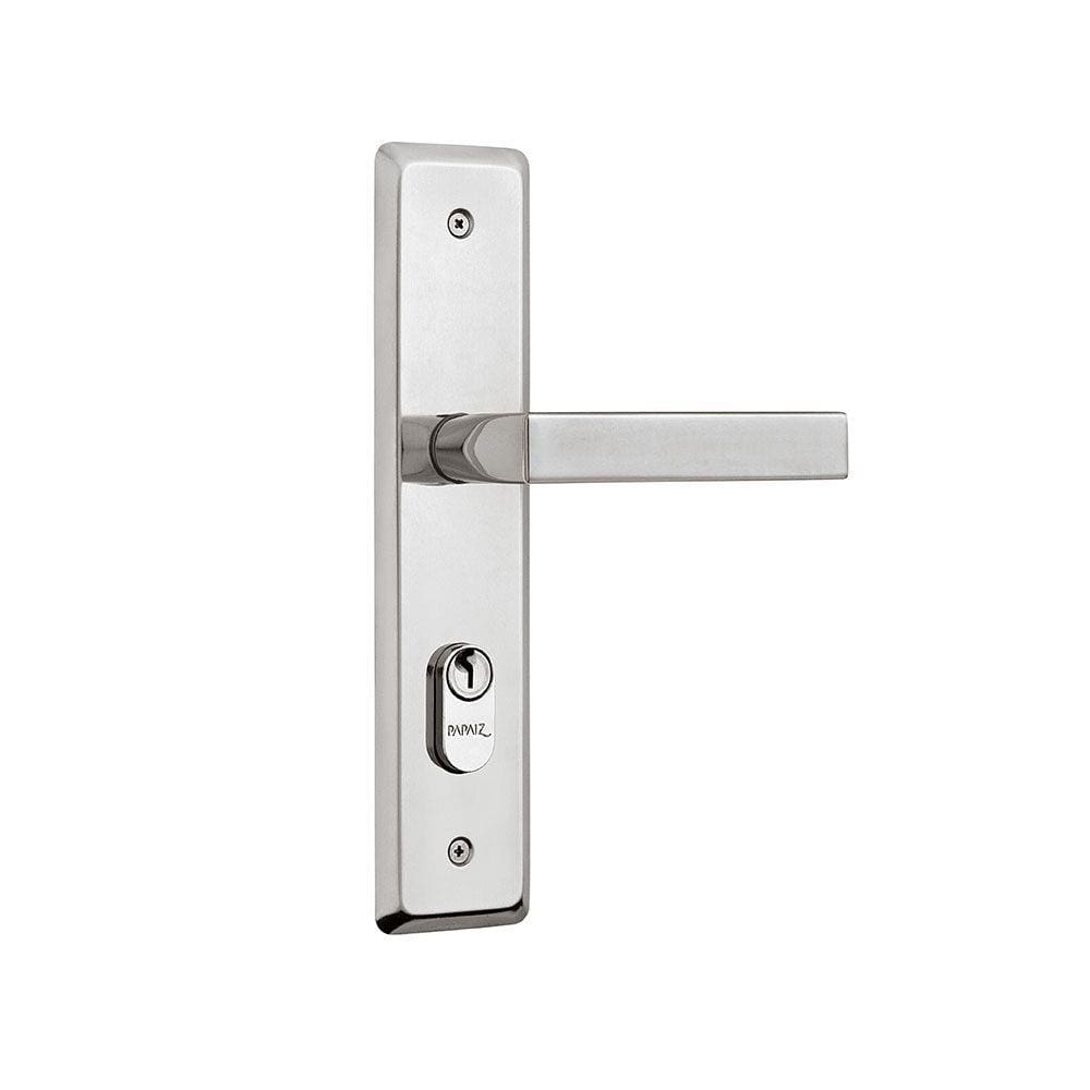 Fechadura de banheiro de aço zamac cromada 40mm Fit MZ560N Papaiz Papaiz