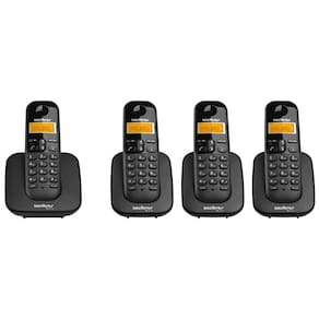 Kit Telefone Sem Fio Ts 3110 + 3 Ramais Ts 3111 Intelbras