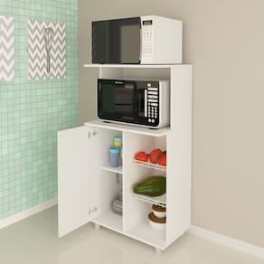 Armário De Cozinha Fruteira 1 Porta Bf3207 Branco - Tecno Mobili