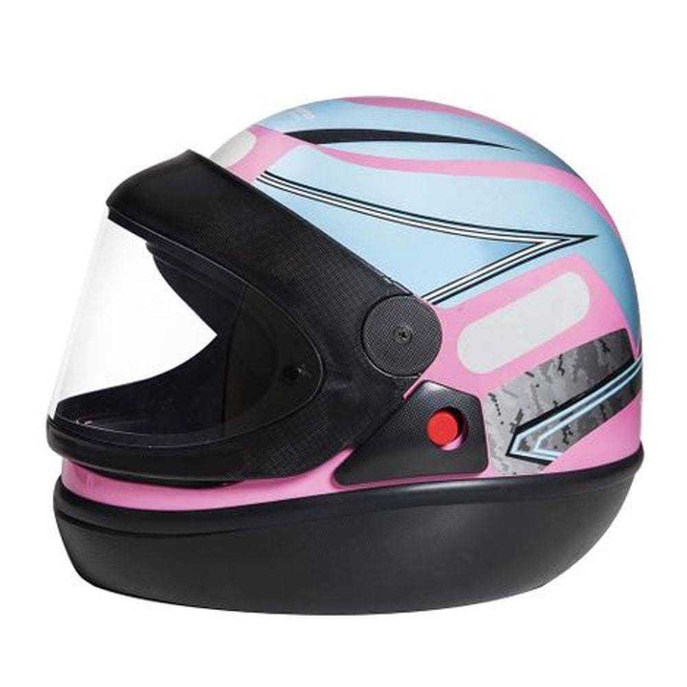 Capacete Taurus San Marino Oceano Rosa / Azul