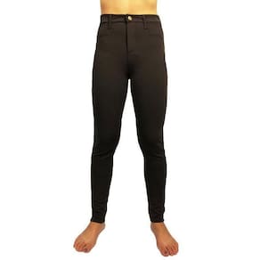 Calça Feminina Skinny social com zíper preta Loba Lupo