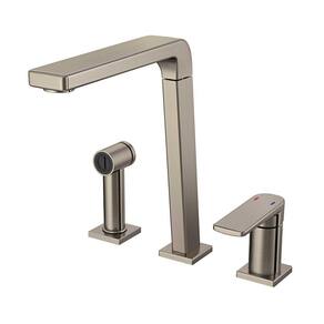 Misturador Monocomando Cozinha Ducha Bistrô Cobre Escovado