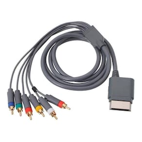 Cabo Vídeo Componente Xbox 360 Audio Vídeo Fat Ou Slim 2.5M