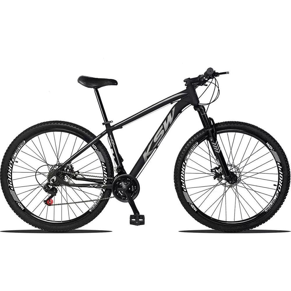 Bicicleta Ksw Xlt Disc M T15 Aro 29 Susp. Dianteira 21 Marchas - Preto