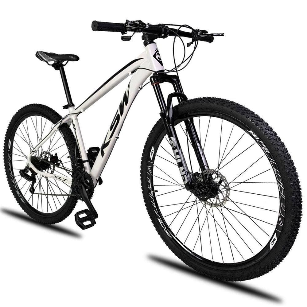 Bicicleta Aro 29 Quadro 19 Ksw Xlt Aluminio Câmbios Shimano 21V Disco