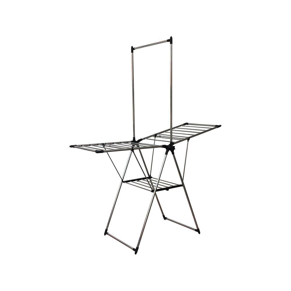 Varal de Chão Aço Inox Duplo 156x70x201cm Kleine Wolke