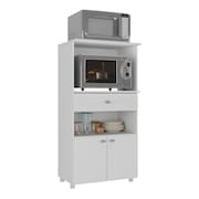Balcão Multimóveis Multiuso Forno e Microondas Branco REF. 4060G 2 Portas e 1 Gaveta