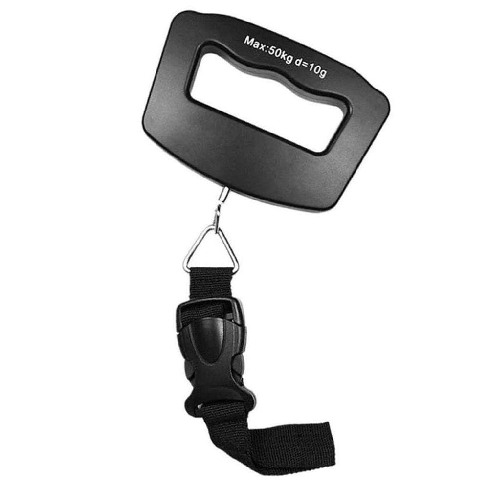 Balança Digital Bagagem Mala Portátil até 50 Kg com Função Tara Importway IWBBD-001