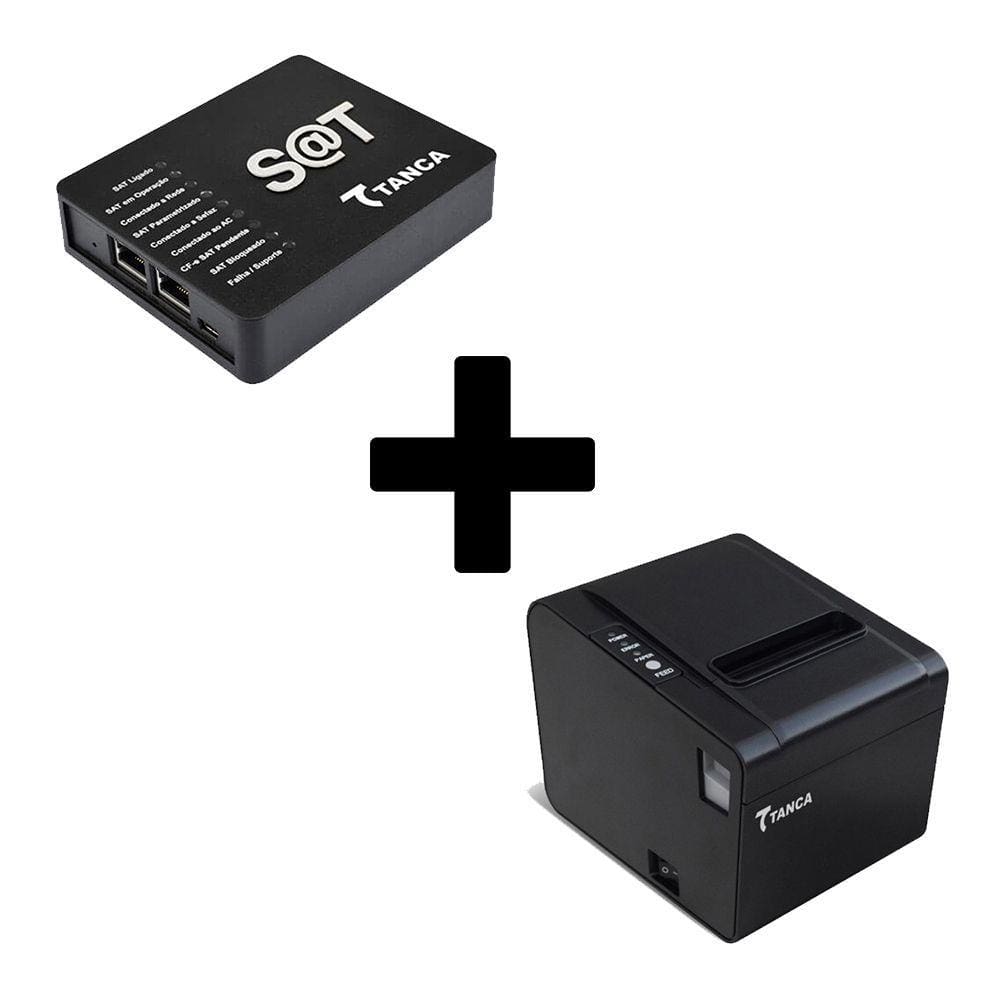 KIT SAT Fiscal Tanca TS-1000 e Impressora Tanca TP-650 Guilhotina 3 Anos Garantia