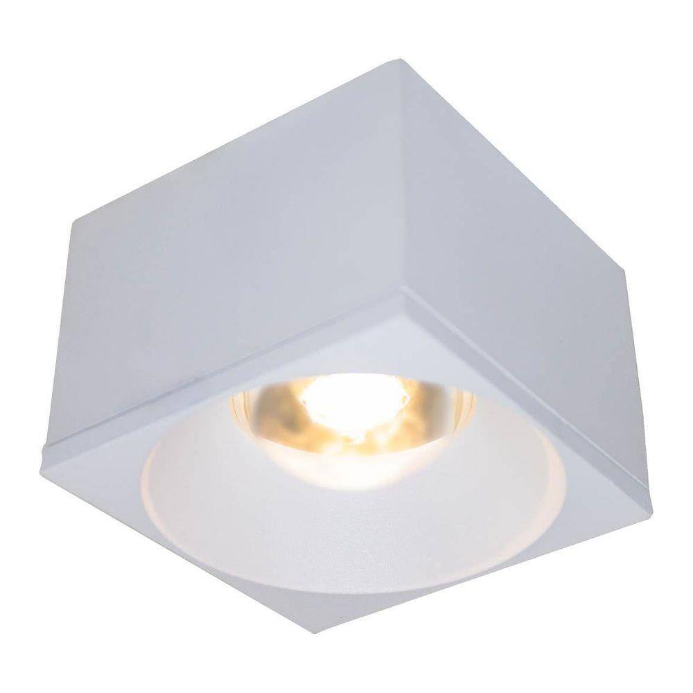 Spot Sobrepor Led 7w P/ Teto Parede ou Pergolado IP65 Branco St1517
