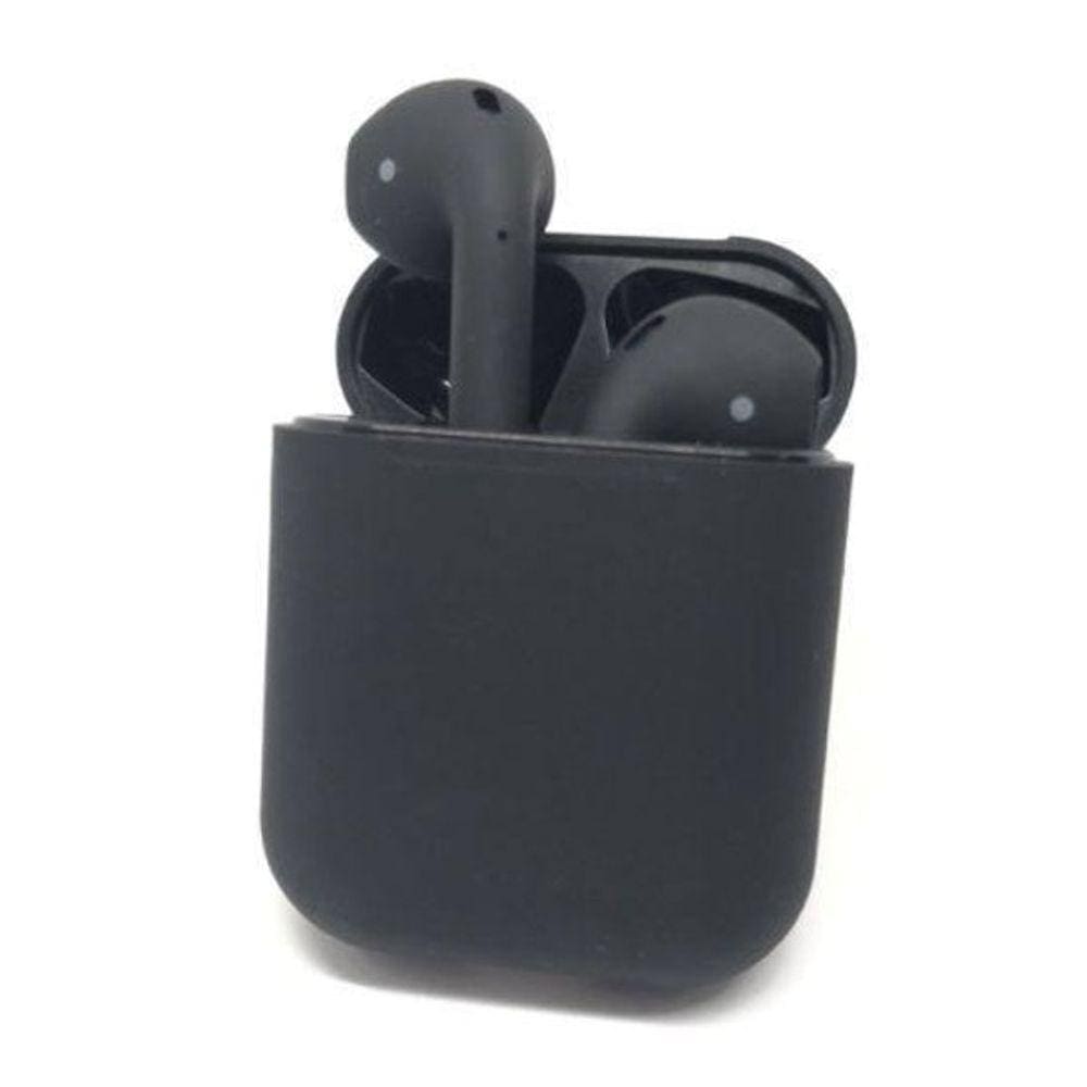 Fone De Ouvido Bluetooth I12 Tws Touch Airpods V5.0 Preto | Ponto