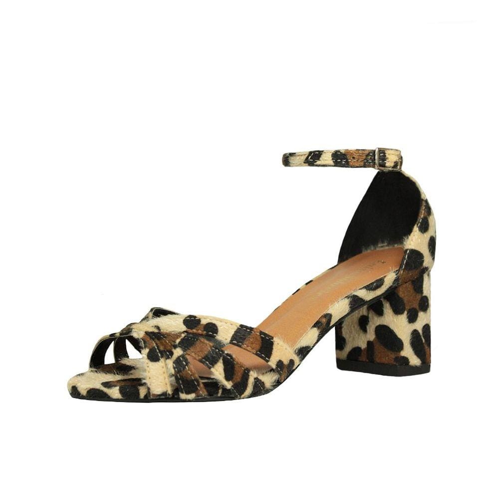 Sandália Salto Alto Fino Luiza Sobreira Preta Mod. 2183