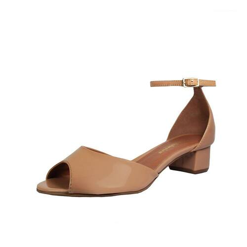 Sandália Salto Baixo Grosso Luiza Sobreira Ponto - Main Image