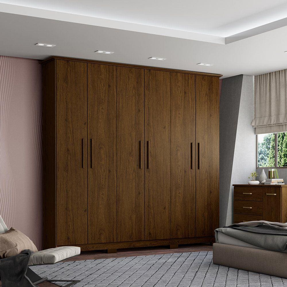 Guarda Roupa Casal 06 Portas Henn Cover