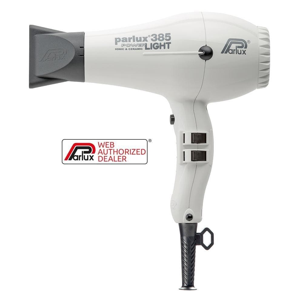 Secador Parlux 385 Power Light - Ionic & Ceramic - branco - 220 V