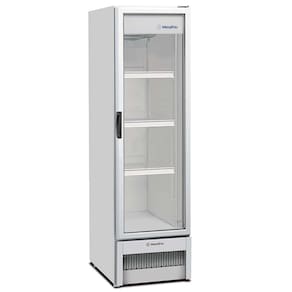 Expositor Vertical VB28R Metalfrio Refrigerador de Bebidas Branco 324 Litros VB28R 110v