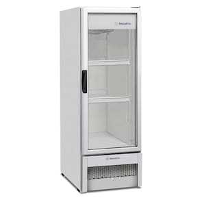 Expositor de Bebidas VB25R Metalfrio Refrigerador de Bebidas Branco 276 Litros VB25R 110v