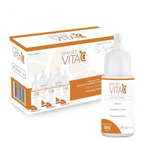 Smart Vita C Fluído Antioxidante Cutêaneo Monodose 5ml Para Microagulhamento e Jato de Plasma 5 Unidades