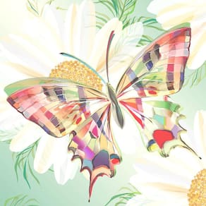 Guardanapo Decoupage Ambiente Luxury ECHO BUTTERFLY 1333202 2 unidades Borboleta Ambiente