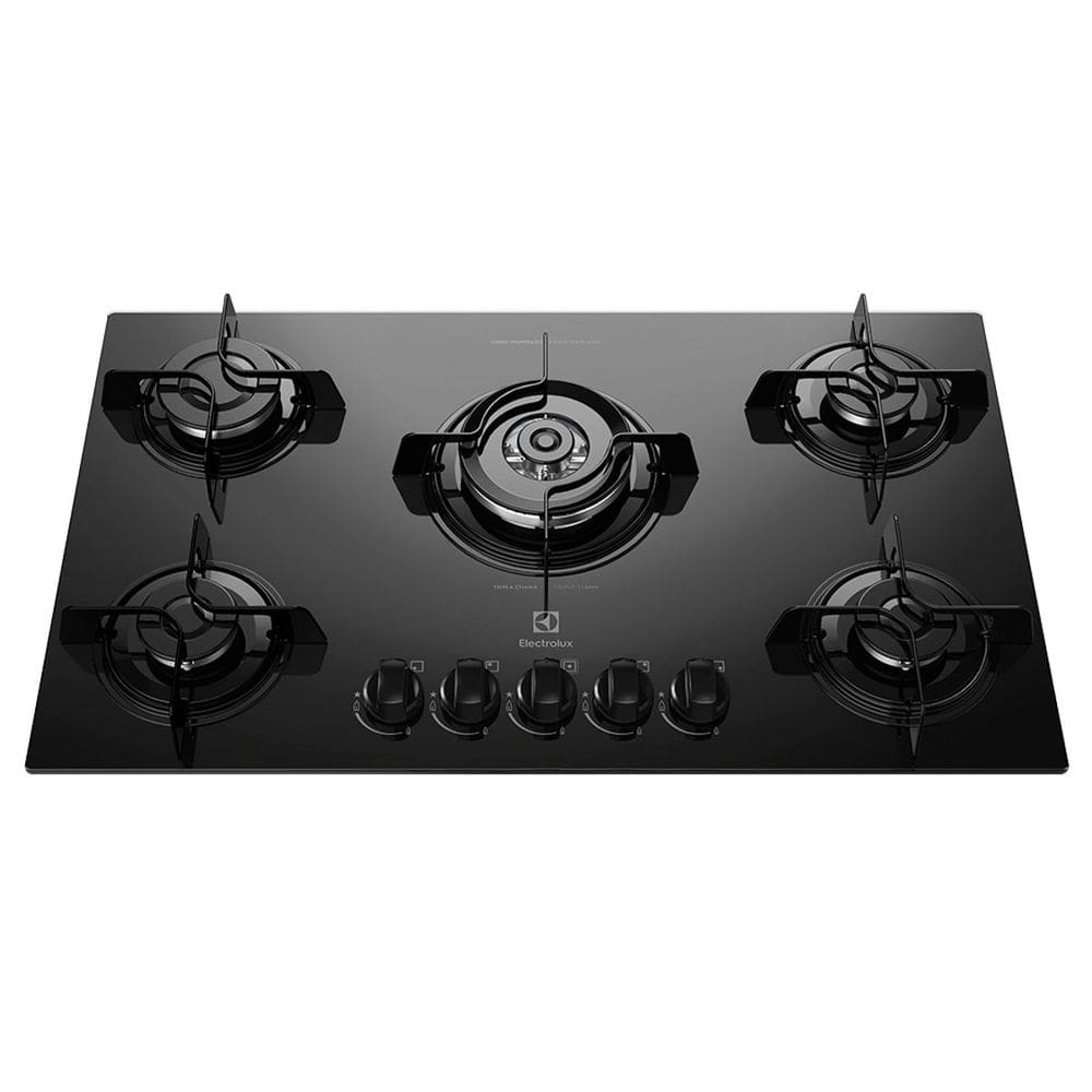 Cooktop 5 Bocas Electrolux a Gás com Acendimento Automático (KE5GP) - Bivolt