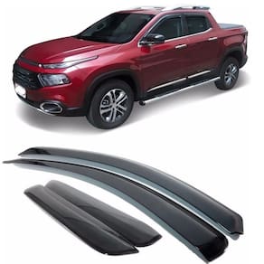 Calha de Chuva 4 Portas Fiat Toro 2016 até 2020