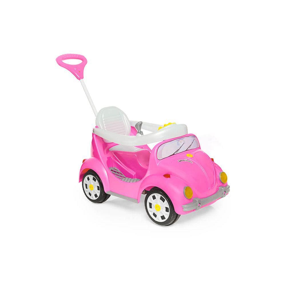 Carrinho De Passeio Ou Pedal 1300 Fouks Rosa Calesita