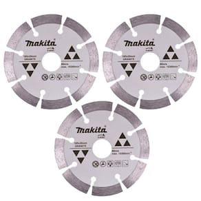 Disco de Corte Diamantado 4.1/8 POL 105 MM para Granito D-44351 com 3 Unidades MAKITA