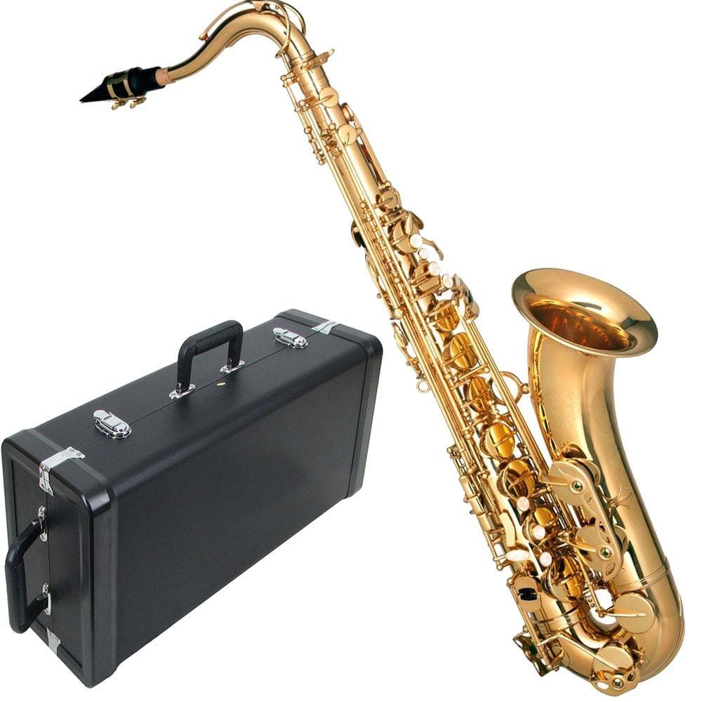 Saxofone Hofma Tenor HST402 GLQ Em Mib Laqueado Com Case